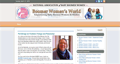 Desktop Screenshot of boomerwomensworld.com